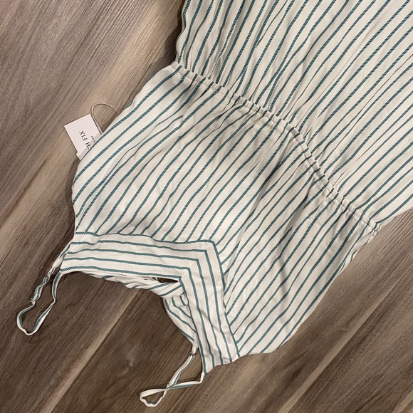 NWT Skies are Blue Stripped Jumpsuit - Picture 1 of 5